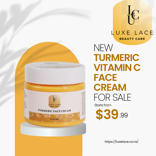 Turmeric + Vitamin C Cream | With Turmeric, Vitamin C, and Hyaluronic Acid